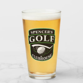 Copo De Pint Golfer Pro Golf Player Clubhouse Personalizado