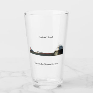 Copo De Pint Gordon C. Leitch glass
