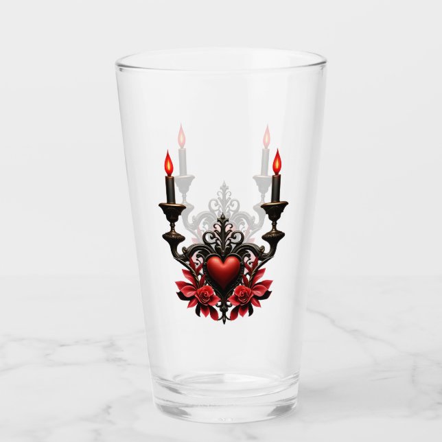 Copo De Pint Gótico Romance: Paixão Oculta (Frente)