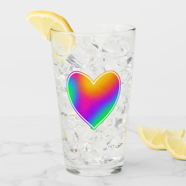 Copo De Pint Gradiente Arco-Íris (Gelo frontal)