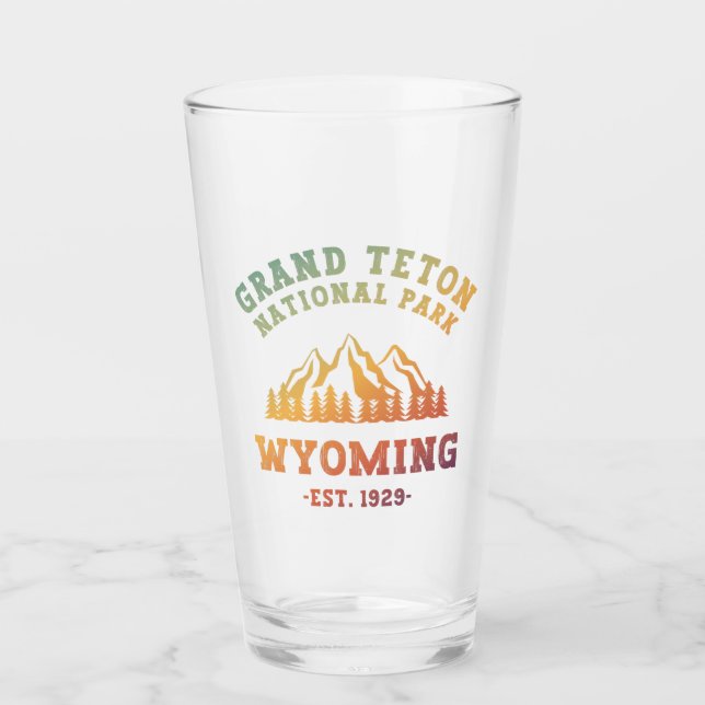Copo De Pint Gradiente Grand Teton National Park Wyoming EUA (Frente)