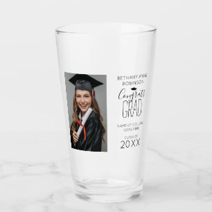 Copo De Pint Graduação de Foto Personalizada Moderna