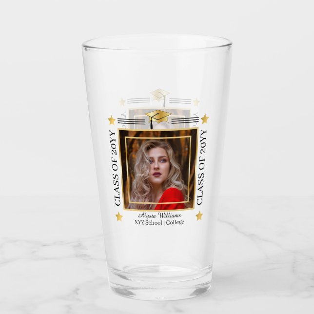 Copo De Pint Graduação Escola de Boné de Fotografias | Manutenç (Frente)