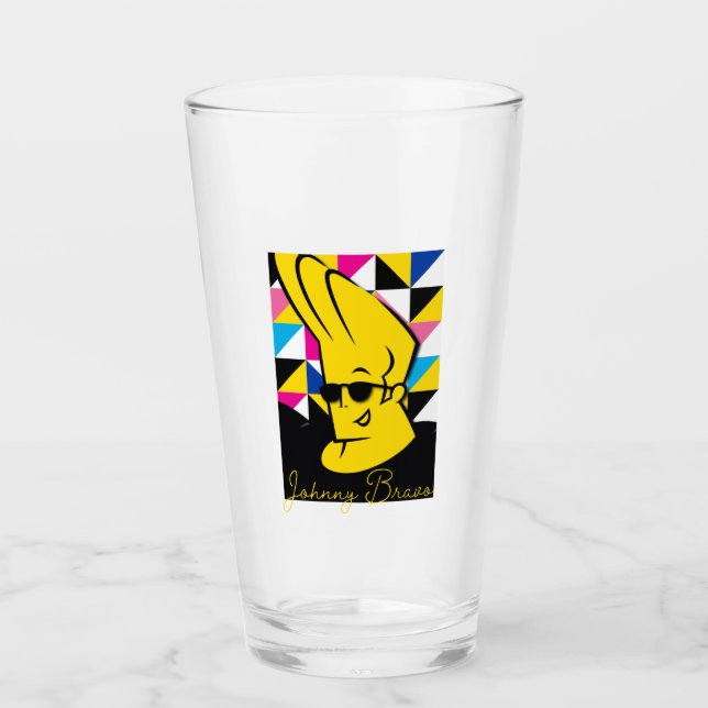 Copo De Pint Gráfico de Pop de Arte Johnny Bravo (Frente)