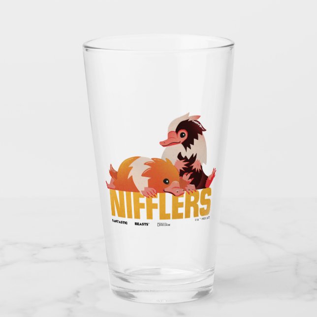 Copo De Pint Gráfico de Vintagem de Nifflers (Frente)