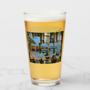 Copo De Pint Gráficos de Maui e Rochas de Lava ao Crepúsculo, C