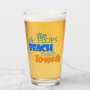 Copo De Pint Gráficos de Verão para Chinelos de praia
