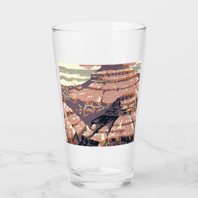 Copo De Pint Grand Canyon Western Graphic Art American (Frente)