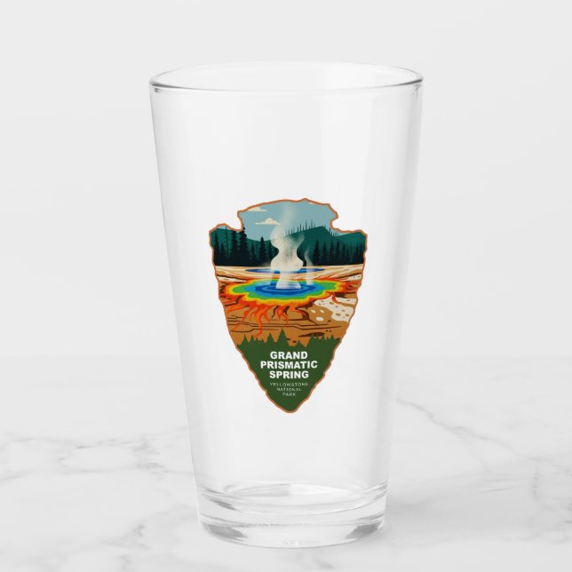 Copo De Pint Grand Prismatic Spring Yellowstone Arrowhead (Frente)