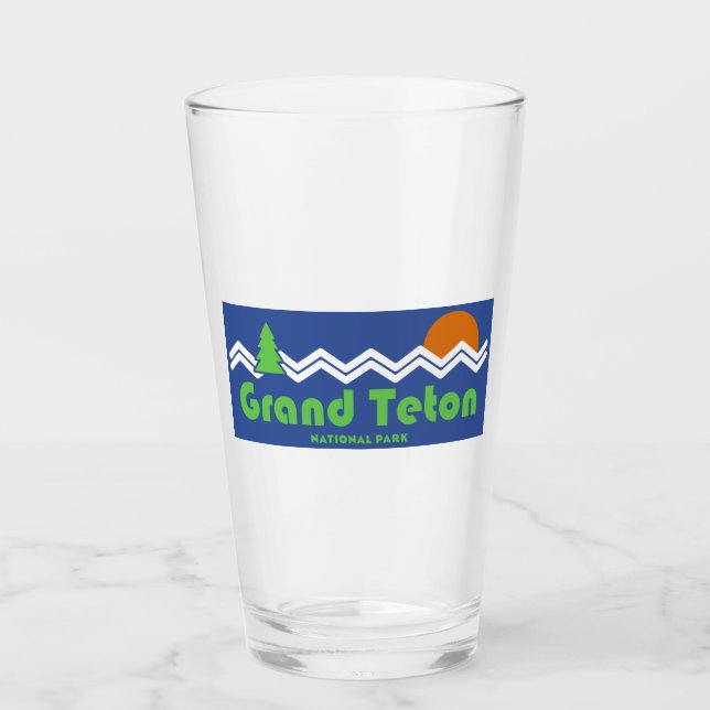 Copo De Pint Grand Teton National Park Retro (Frente)