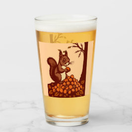 Copo De Pint 🐿️ Grand Verre Écureuil d'Automne – Gobelet