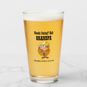 Copo De Pint GRANDPA IRÁ CORRIGIR TI - Melhor Avô