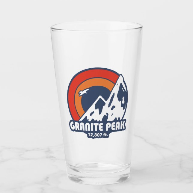 Copo De Pint Granite Peak Montana Sun Eagle (Frente)