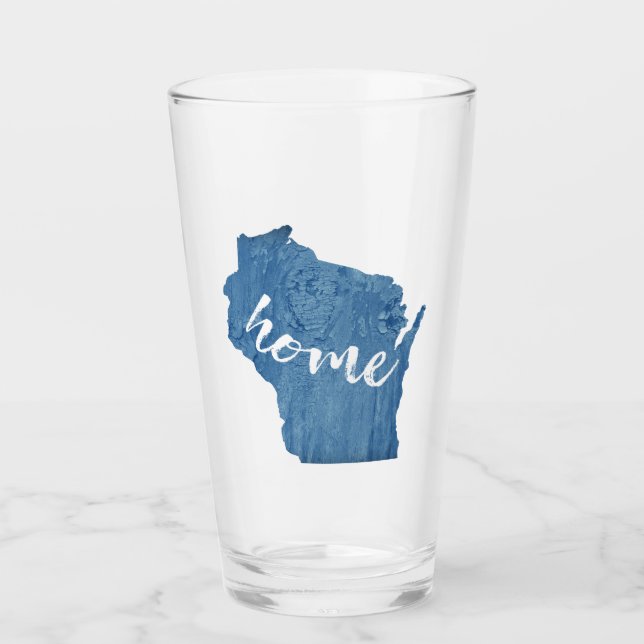 Copo De Pint Grão de Madeira de Wisconsin (Frente)