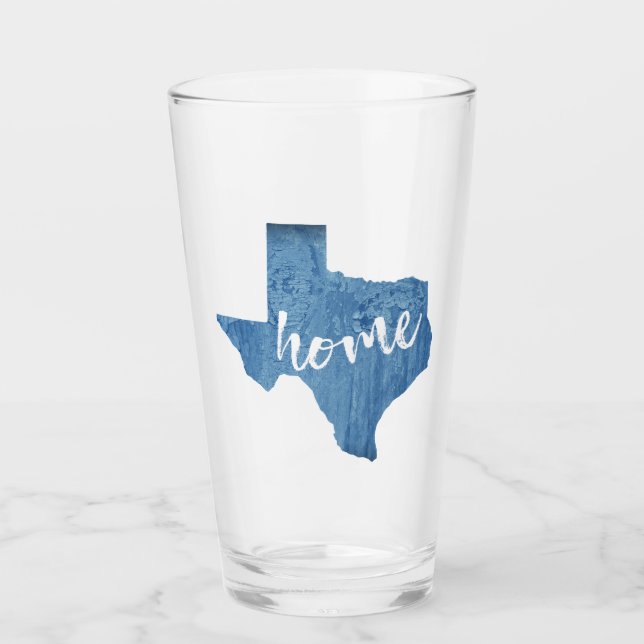 Copo De Pint Grão de madeira do Texas (Frente)
