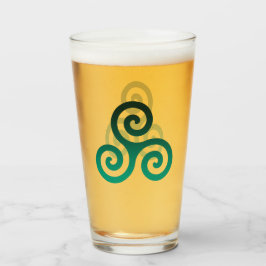 Copo De Pint Green Triskele