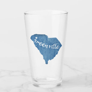 Copo De Pint Greenville Carolina do Sul Wood Grain