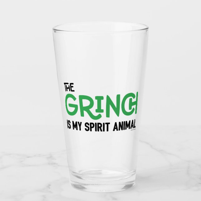 Copo De Pint Grinch é meu Animal Espiritual (Frente)