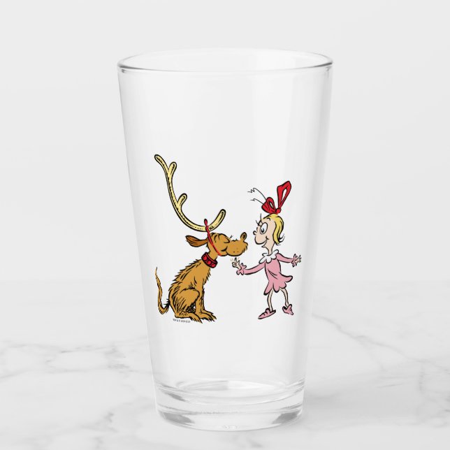 Copo De Pint Grinch | Max & Cindy Lou Quem (Frente)