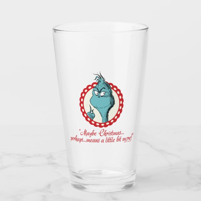 Copo De Pint Grinch | Talvez o Natal… (Frente)