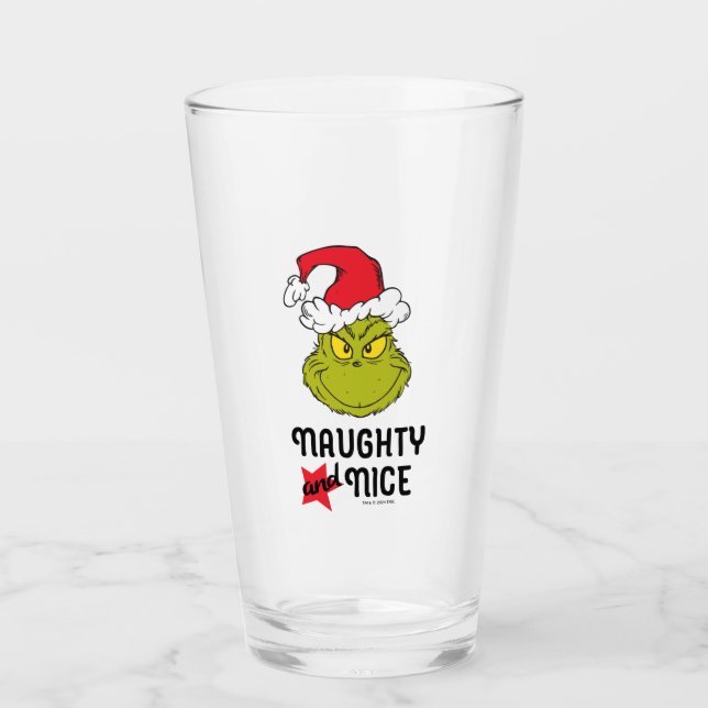 Copo De Pint Grinch | Travesso e Bonzinho (Frente)