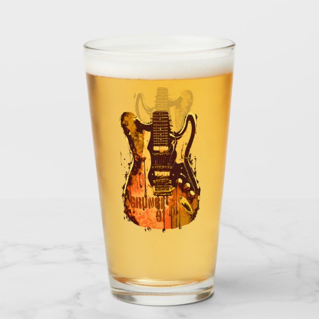 Copo De Pint Grunge Music 1991 (Frente (Preenchido))