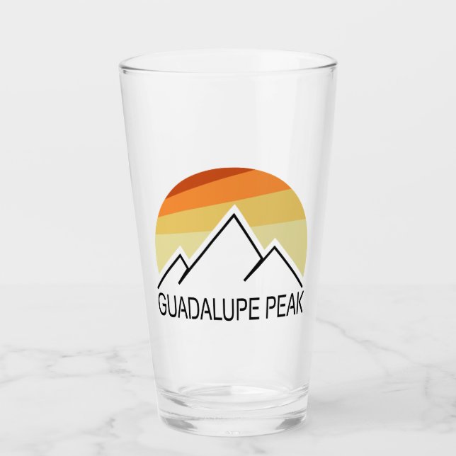 Copo De Pint Guadalupe Peak Retro (Frente)