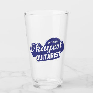 Copo De Pint Guitarista mais Okayest do Mundo