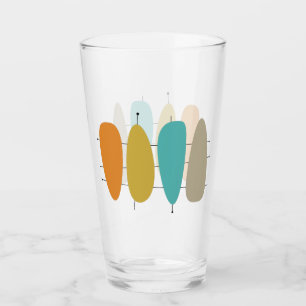 Copo De Pint Guitarra Colorida de Meio século Picada nas Linhas