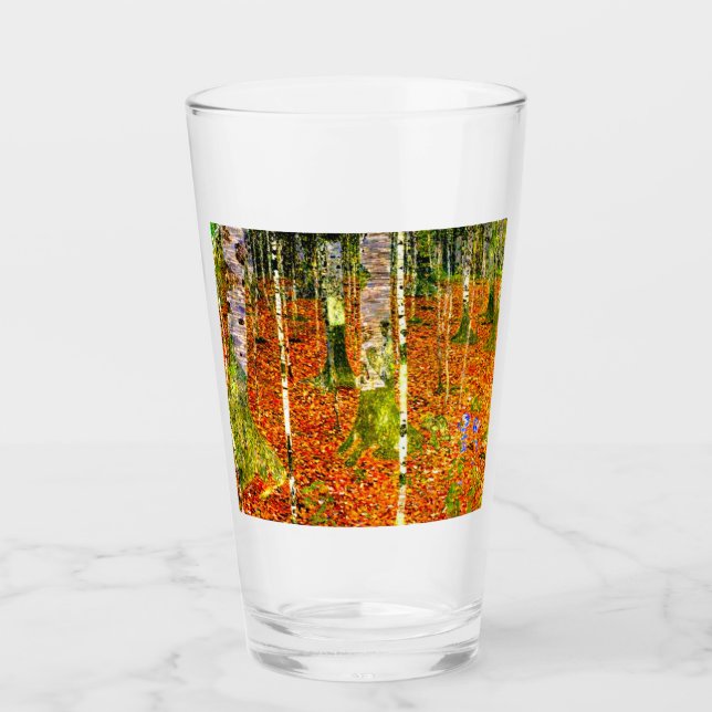 Copo De Pint Gustav Klimt Birch Trees (Frente)