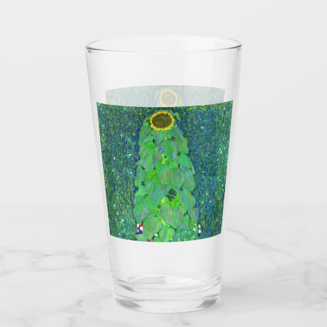 Copo De Pint Gustav Klimt Sunflower (Frente)