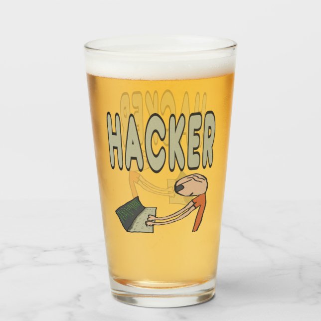 Copo De Pint Hacker (Frente (Preenchido))