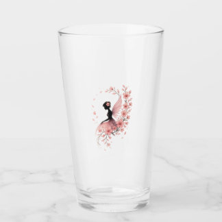 Copo De Pint Hada Rosa con Flores de Sakura