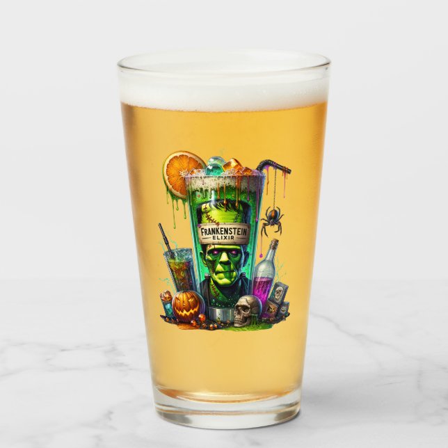 Copo De Pint Halloween Beer (Frente (Preenchido))