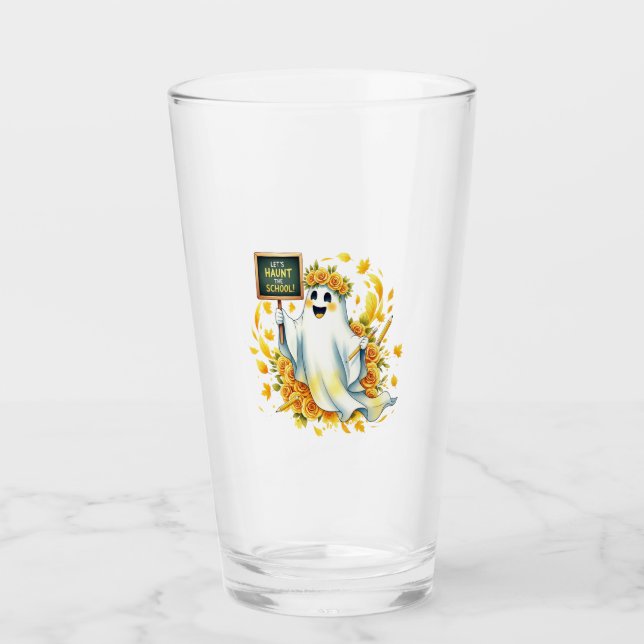 Copo De Pint Halloween da Escola de Hunt Fantasma (Frente)