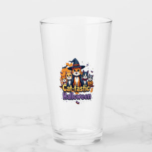 Copo De Pint Halloween Felino