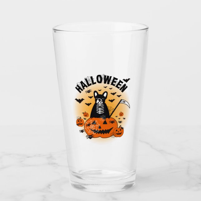 Copo De Pint Halloween Frenchie (Frente)