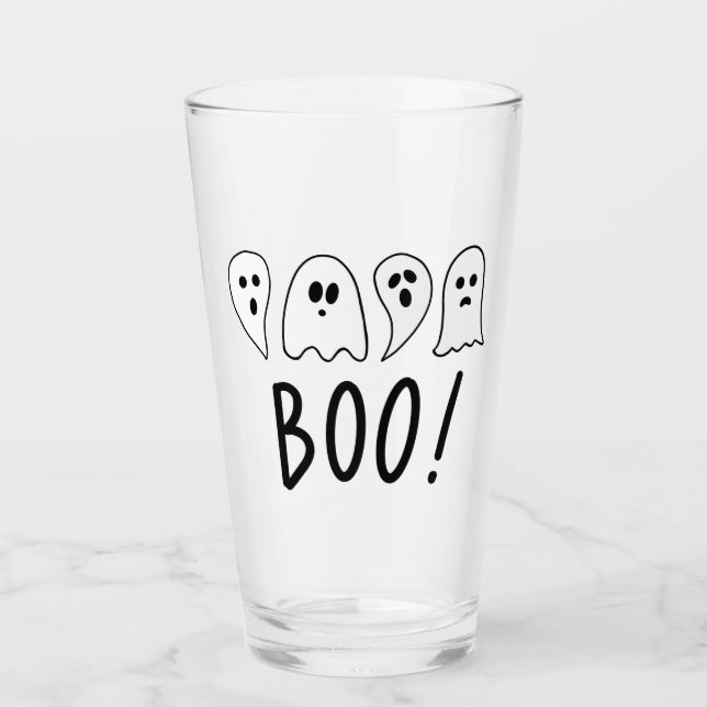 Copo De Pint Halloween Ghosts Boo (Frente)