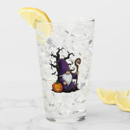 Copo De Pint Halloween Gnome Glass Cup