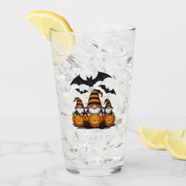 Copo De Pint Halloween Gnome Glass Cup