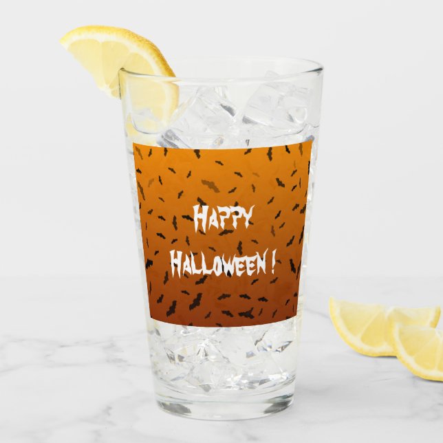 Copo De Pint Halloween - Morcegos (Gelo frontal)