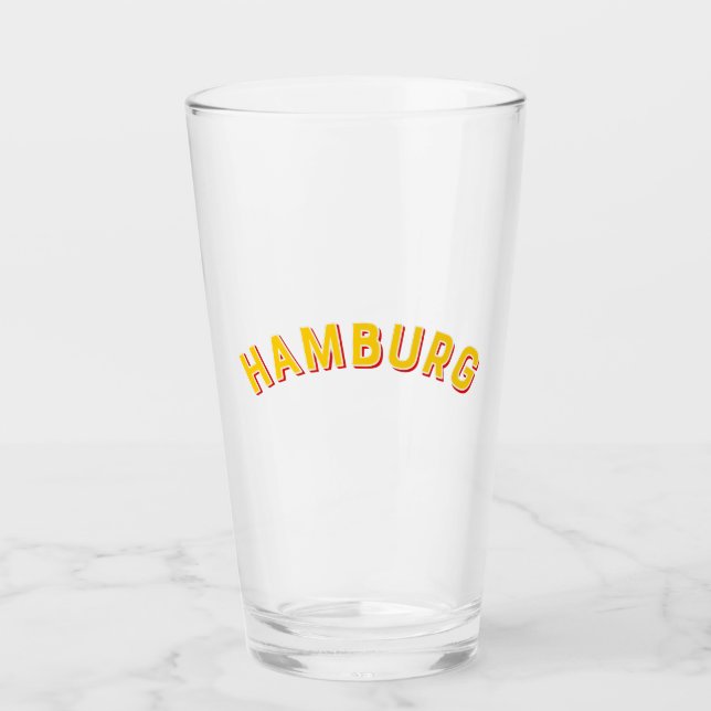 Copo De Pint Hamburgo, Alemanha Vintage Arch (Frente)