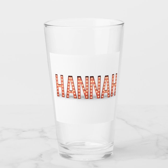 Copo De Pint Hannah Marquee Lights (Frente)