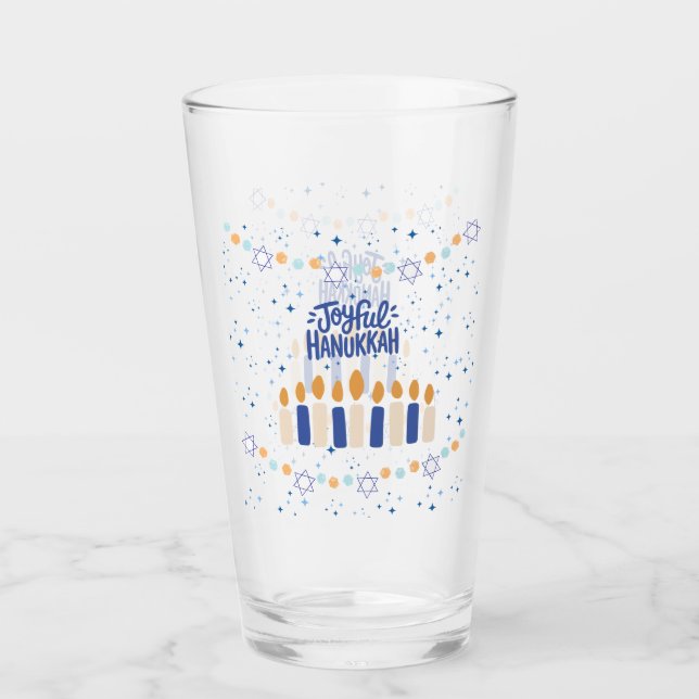 Copo De Pint Hanukkah Alegre (Frente)