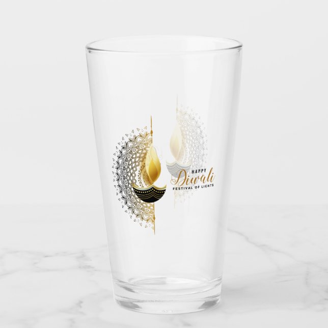 Copo De Pint Happy Diwali Glass (Frente)