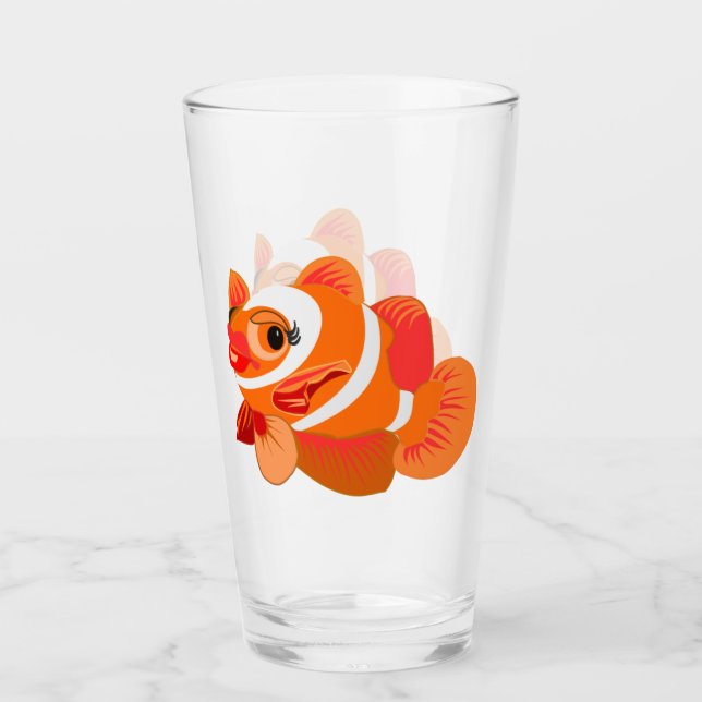 Copo De Pint Happy Goldfish Glass (Frente)