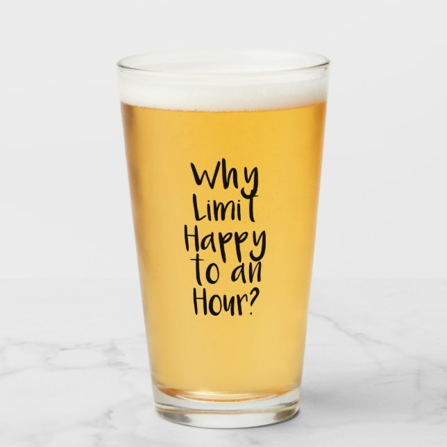 Copo De Pint Happy hour da cerveja (Frente (Preenchido))