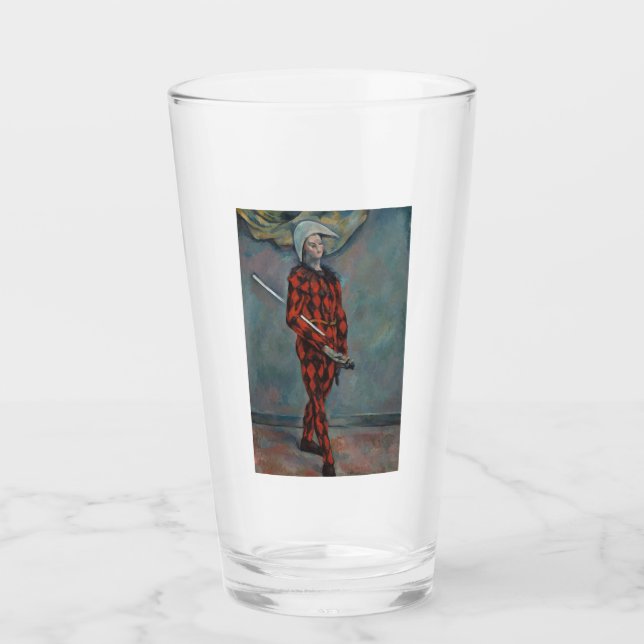 Copo De Pint Harlequin (Joker) (por Paul Cézanne) (Frente)