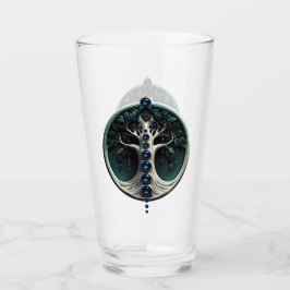 Copo De Pint Harmonia na árvore mística da vida.