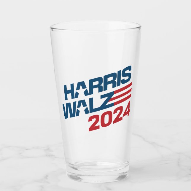 Copo De Pint Harris Walz 2024 Eleição (Frente)